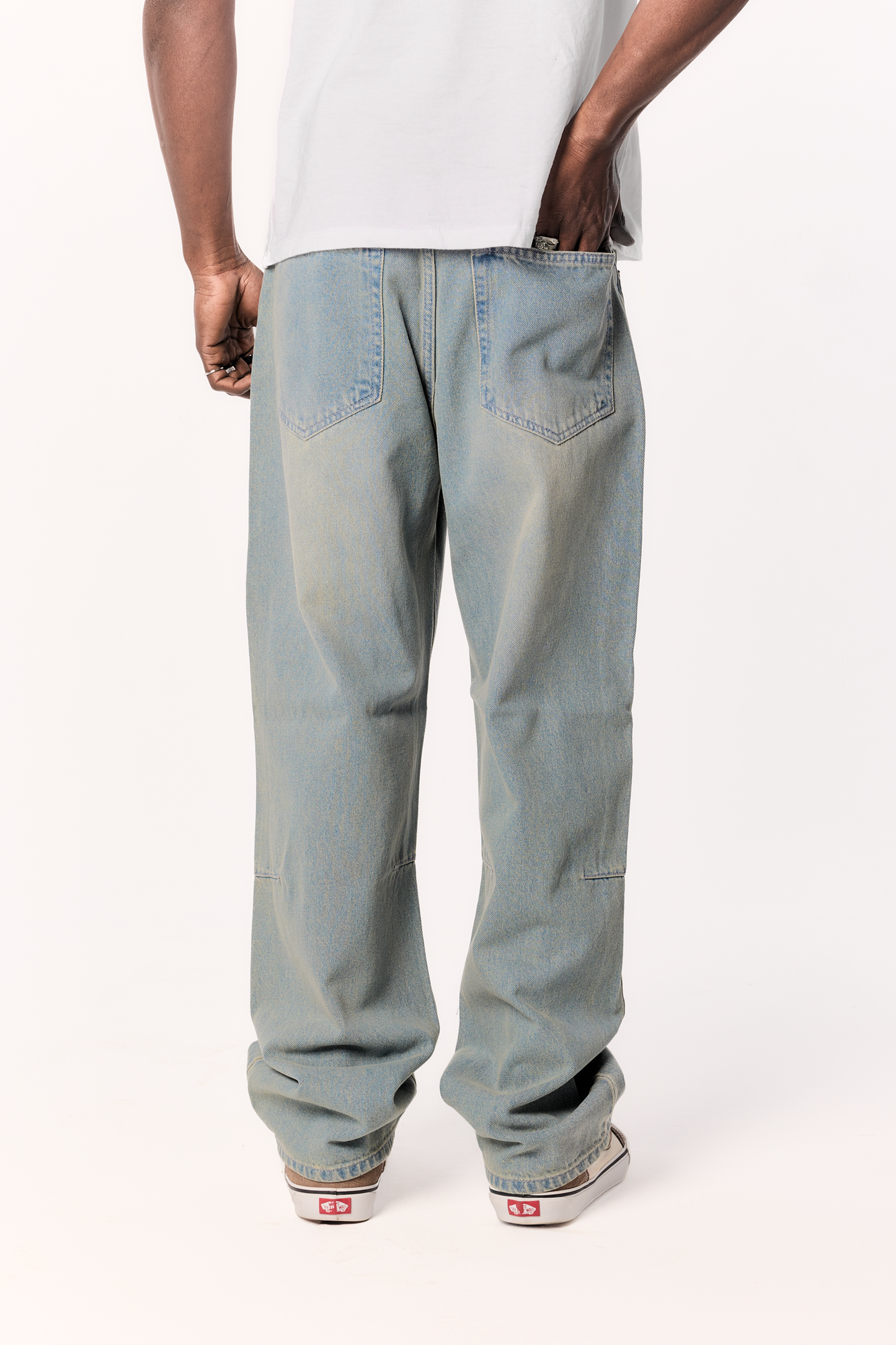 Tinted Blue baggy denim