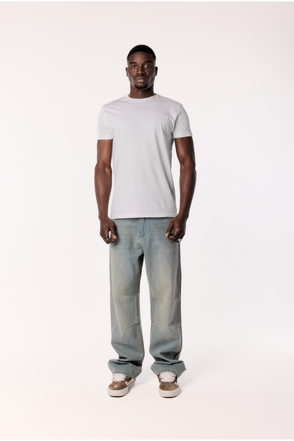 Tinted Blue baggy denim