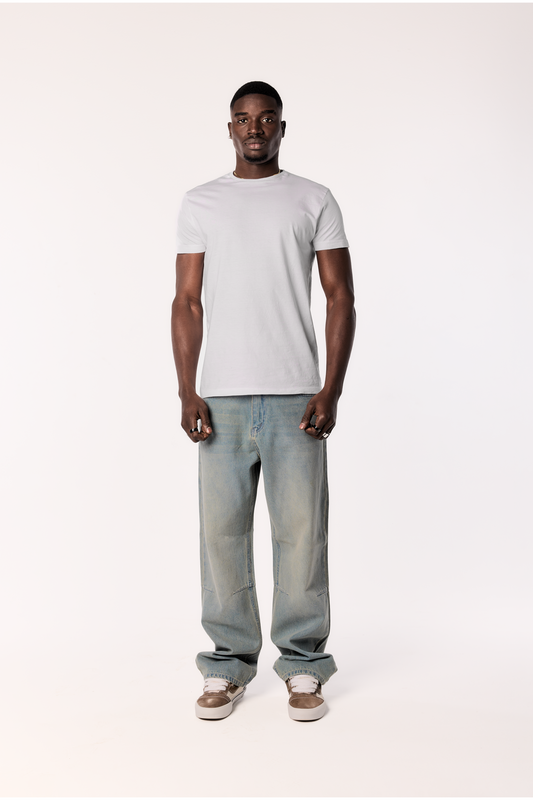 Tinted Blue baggy denim