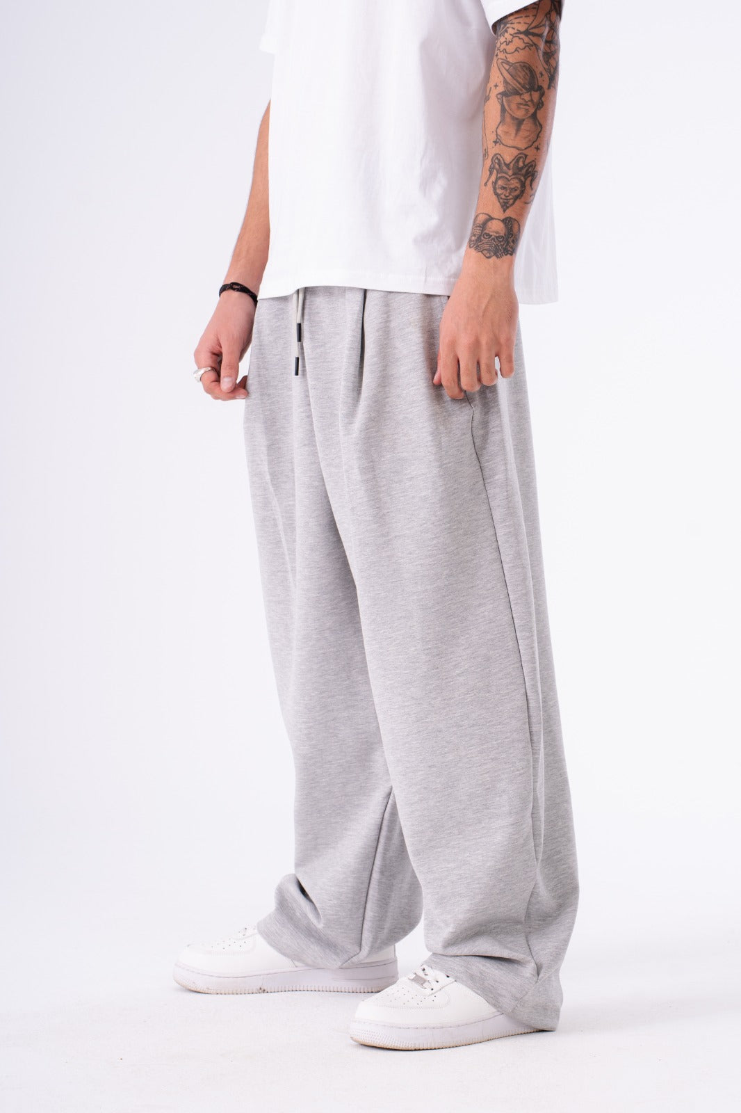 URBAN FLEX Interlock Sweatpants - Light Gray