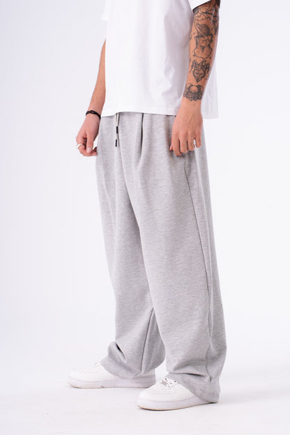 URBAN FLEX Interlock Sweatpants - Light Gray