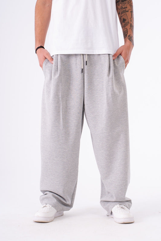 URBAN FLEX Interlock Sweatpants - Light Gray