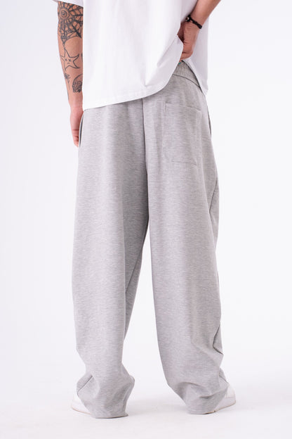 URBAN FLEX Interlock Sweatpants - Light Gray