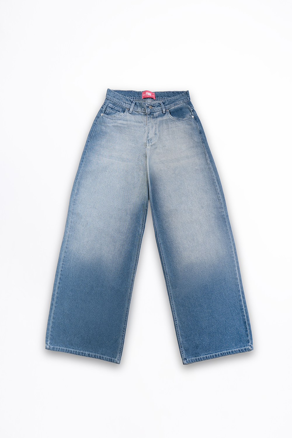 Cloudy Blue Wide Leg Denim