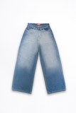 Cloudy Blue Wide Leg Denim