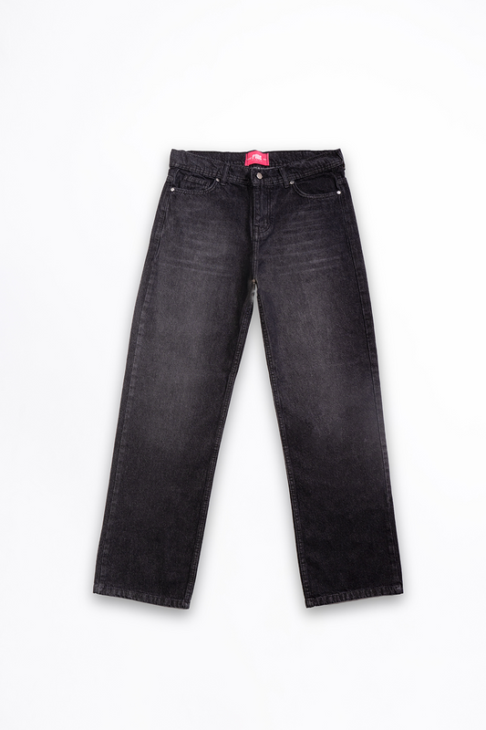 Dark Bloom Straight Denim