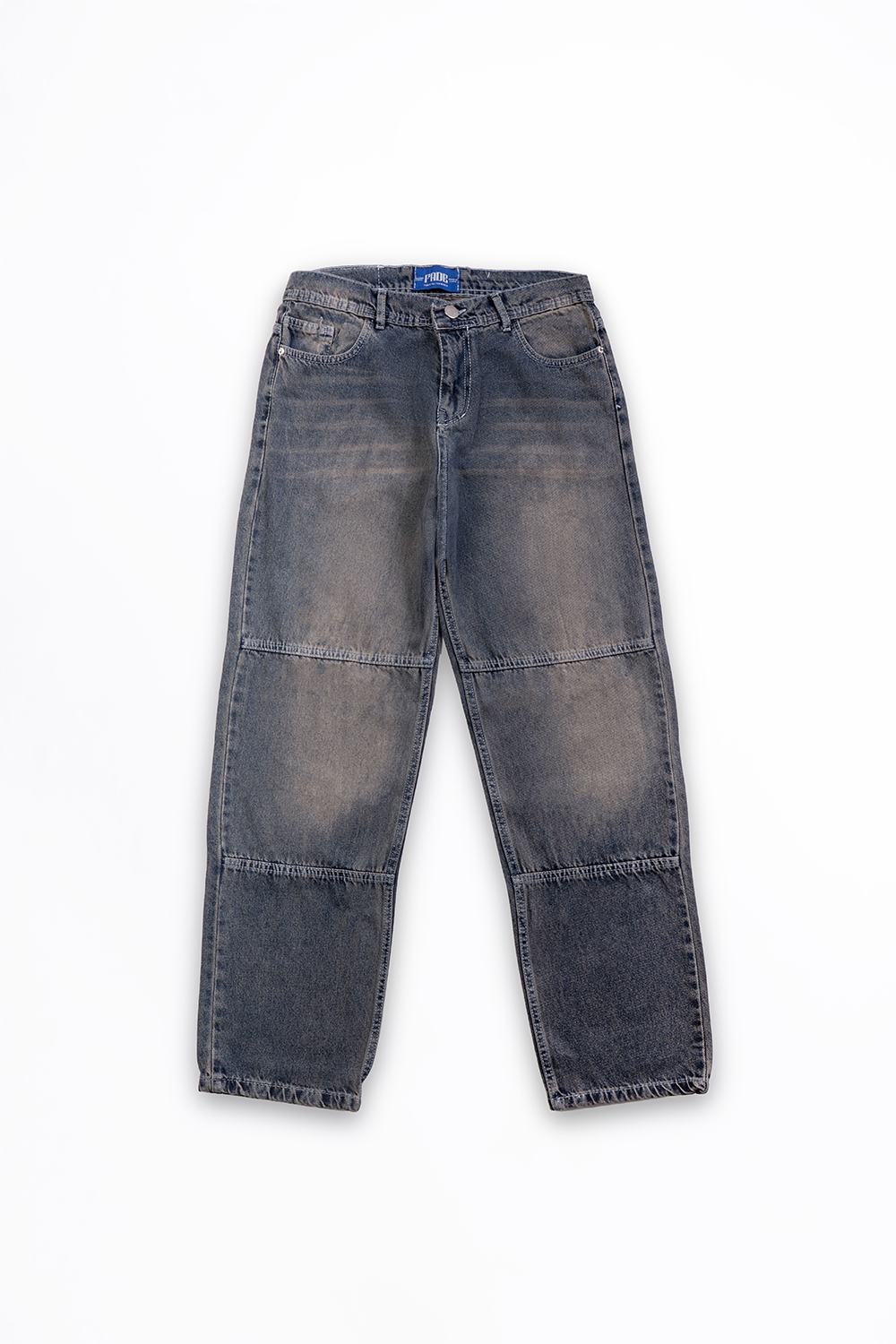 DUSTY BLUE BAGGY DENIM