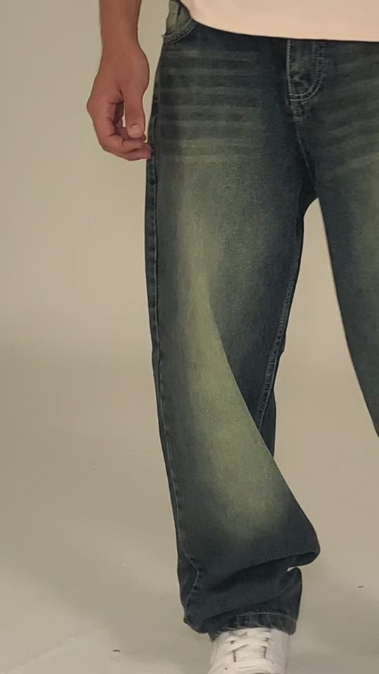 Lowkey-Fade Baggy Fit Jeans