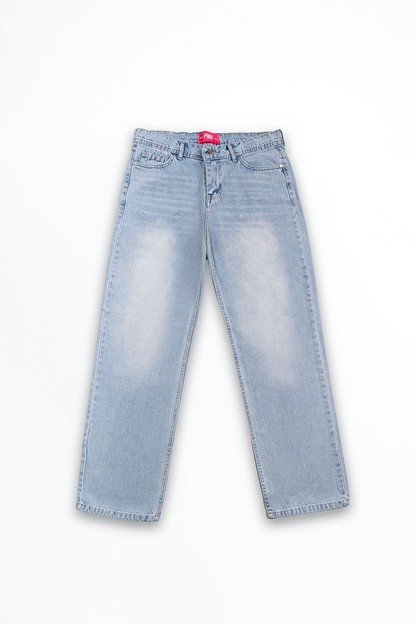 Sky Romance Straight Denim
