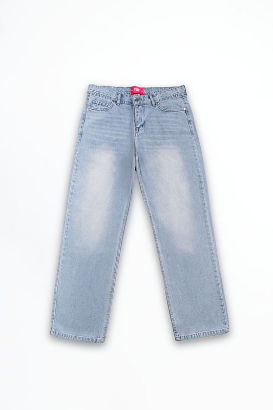 Sky Romance Straight Denim